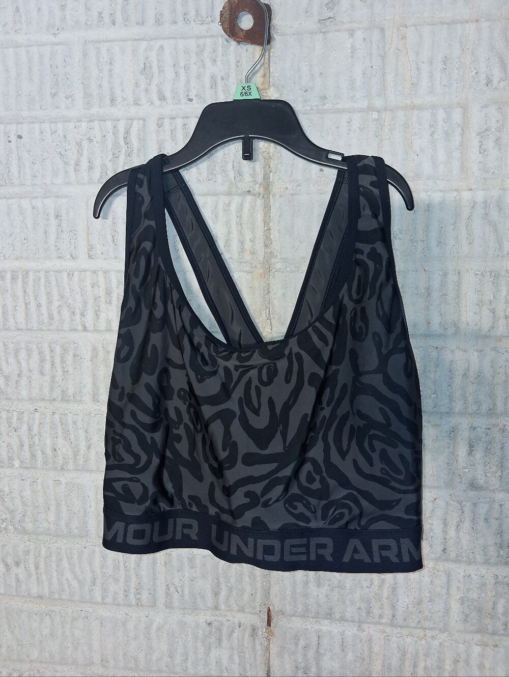 Under Armour Grey Patterned Active Sports Bra 3x